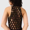 Luchtige maxi-jurk met gevlochten rug