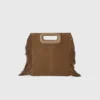 M Bag met franjes van suède