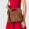 M Bag van generfd leer
