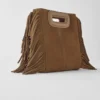 M mini-tas van suède