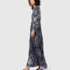 Maxi-jurk met bandana-print