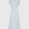 Maxi-jurk met jacquardprint