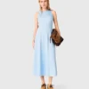 Maxi-jurk met open rug