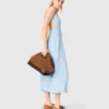 Maxi-jurk met open rug
