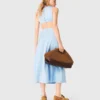 Maxi-jurk met open rug