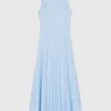 Maxi-jurk met open rug