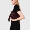 Maxi-jurk met plooien en polokraag Maxi-jurk met plooien en polokraag