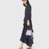 Maxi-jurk met ruches