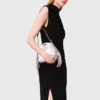 Maxi-jurk met uitsnijding in de taille