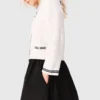 maxi-rok met contrasterende tailleband maxi-rok met contrasterende tailleband