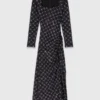 Maxijurk met kralen en strass