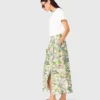 Maxirok met print en korte broek