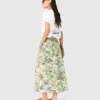Maxirok met print en korte broek