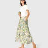 Maxirok met print en korte broek