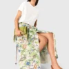 Maxirok met print en korte broek