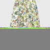 Maxirok met print en korte broek