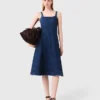 Midi-denimjurk