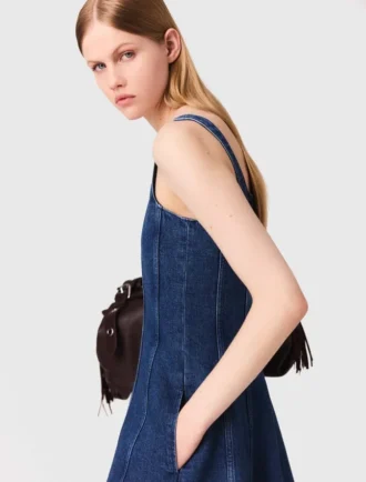 Midi-denimjurk