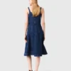 Midi-denimjurk
