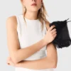 Midi-jurk met open rug