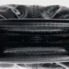 Milpli mini-clutch van gekraakt leer