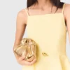 Milpli mini-clutch van metallic leer