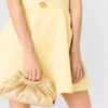 Milpli mini-clutch van metallic leer