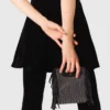 Mini-fluwelen jurk