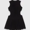 Mini-fluwelen jurk