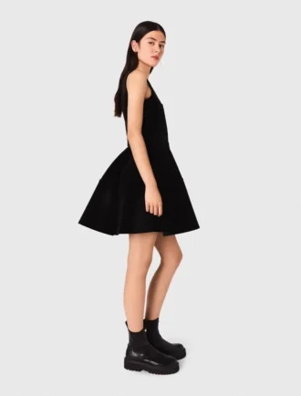Mini-fluwelen skaterjurk