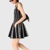 Mini-jacquard gebreide jurk