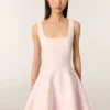 Mini-jacquard gebreide jurk