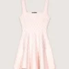 Mini-jacquard gebreide jurk