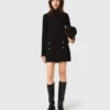 Mini-jurk met col