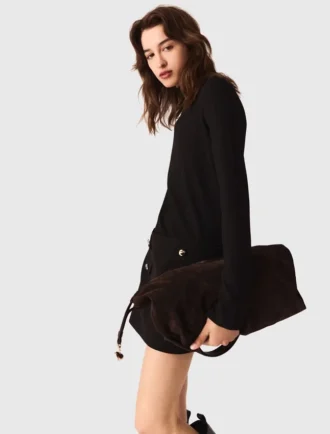 Mini-jurk met col