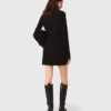Mini-jurk met col