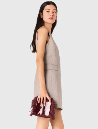 Mini-jurk met strass