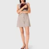 Mini-jurk met strass