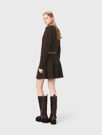 Mini-jurk van yakmix