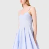 Mini katoenen babydoll-jurk