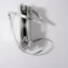 Mini M Bag van reliëfleer met ketting