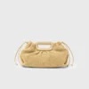 Mipli clutch met bouclé-effect