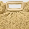 Mipli clutch met bouclé-effect