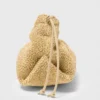Mipli clutch met bouclé-effect