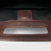 Mipli clutch met bouclé-effect