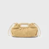 Mipli clutch met bouclé-effect