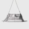 Miss M leren clutch