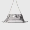 Miss M leren clutch