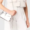 Miss M leren clutch