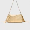 Miss M Metallic Pouch Bag